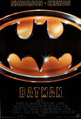 Batman 1989 movie poster Jack Nicholson Michael Keaton Kim Basinger Tim Burton Find more: Batman Find more: DC Comics