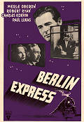 Berlin Express 1948 poster Merle Oberon Jacques Tourneur