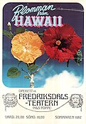 Blomman från Hawaii 1982 poster Nils Poppe