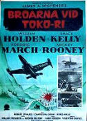 The Bridges at Toko-Ri 1954 movie poster William Holden Grace Kelly Fredric March Mark Robson Planes War Bridges