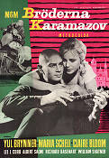 The Brothers Karamazov 1958 poster Yul Brynner Richard Brooks