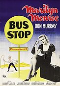 Bus Stop 1956 movie poster Marilyn Monroe Don Murray
