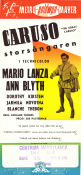 The Great Caruso 1951 poster Mario Lanza Richard Thorpe
