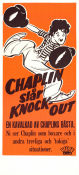 Chaplin slår knock-out 1955 poster Charlie Chaplin