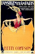 Dansösen från Paris 1925 poster Betty Compson Dans