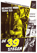 The 39 Steps 1959 poster Kenneth More Ralph Thomas