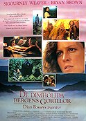 Gorillas in the Mist 1988 poster Sigourney Weaver Michael Apted