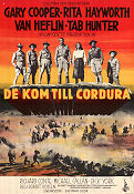 They Came to Cordura 1959 poster Gary Cooper Robert Rossen