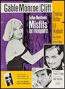 The Misfits 1961 poster Marilyn Monroe John Huston