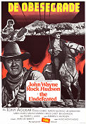The Undefeated 1969 poster John Wayne Andrew V McLaglen
