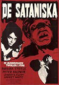 De sataniska 1963 poster Barbara Steele Peter Baldwin