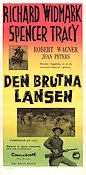 The Broken Lance 1954 poster Richard Widmark