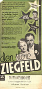 The Great Ziegfeld 1936 poster William Powell Robert Z Leonard