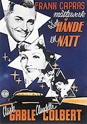 It Happened One Night 1934 movie poster Clark Gable Claudette Colbert Frank Capra