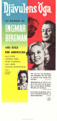 The Devil´s Eye 1960 poster Jarl Kulle Ingmar Bergman