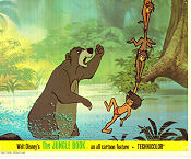 Djungelboken 1967 lobbykort Baloo Mowgli Phil Harris Wolfgang Reitherman