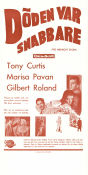The Midnight Story 1957 poster Tony Curtis Joseph Pevney