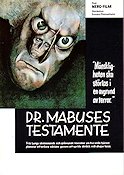 Das Testament des Dr Mabuse 1933 movie poster Fritz Lang Artistic posters
