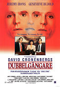 Dead Ringers 1988 poster Jeremy Irons David Cronenberg