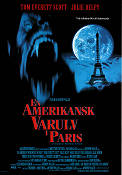 An American Werewolf in Paris 1997 poster Tom Everett Scott Anthony Waller