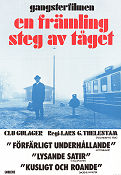 En främling steg av tåget 1975 poster Clu Gulager Lars G Thelestam