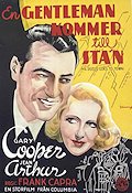 Mr Deeds Goes to Town 1936 movie poster Gary Cooper Jean Arthur Frank Capra