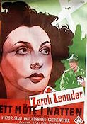 Die Grosse Liebe 1942 movie poster Zarah Leander Viktor Staal Rolf Hansen