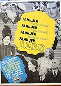 Familjen Björck 1940 poster Olof Winnerstrand