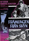 Främlingen från skyn 1956 poster Alf Kjellin Rolf Husberg