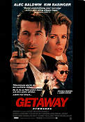 The Getaway 1994 movie poster Alec Baldwin Kim Basinger Michael Madsen Roger Donaldson