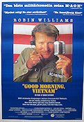 Good Morning Vietnam 1987 poster Robin Williams Barry Levinson