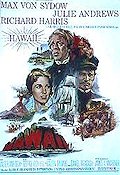 Hawaii 1966 movie poster Max von Sydow Julie Andrews