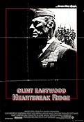 Heartbreak Ridge 1986 poster Marsha Mason Everett McGill Moses Gunn Clint Eastwood Krig