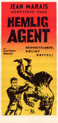 L´honorabale Stanislas agent secret 1963 poster Jean Marais Jean-Charles Dudrumet