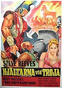 The Trojan War 1963 movie poster Steve Reeves Sword and sandal