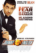 Johnny English 2003 poster Rowan Atkinson Peter Howitt