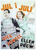 Christmas in July 1940 poster Dick Powell