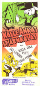 Kalle Ankas stjärnkalas 1949 poster Kalle Anka Donald Duck Little Toot Saludos Amigos Pedro