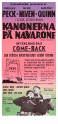 The Guns of Navarone 1961 poster Gregory Peck J Lee Thompson