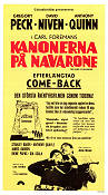 The Guns of Navarone 1961 poster Gregory Peck J Lee Thompson