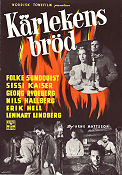 Kärlekens bröd 1953 poster Folke Sundquist Arne Mattsson