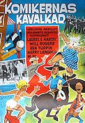 Komikernas kavalkad 1968 movie poster Laurel and Hardy Helan och Halvan Poster artwork: Walter Bjorne Find more: Festival
