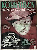 La Charrette fantome 1939 movie poster Julien Duvivier Louis Jouvet Pierre Fresnay Writer: Selma Lagerlöf Eric Rohman art Find more: Large poster