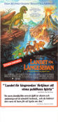 The Land Before Time 1988 movie poster Don Bluth Animation Dinosaurs and dragons