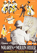 Moulin Rouge 1952 movie poster José Ferrer Zsa Zsa Gabor Suzanne Flon John Huston Musicals Dance Artistic posters
