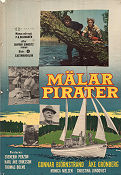 Mälarpirater 1959 poster Gunnar Björnstrand Per G Holmgren