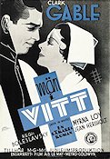 Men in White 1934 movie poster Clark Gable Myrna Loy Medicine and hospital