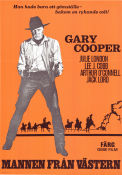 Mannen från västern 1958 poster Gary Cooper Julie London Lee J Cobb Anthony Mann