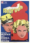 Morocco 1931 poster Marlene Dietrich