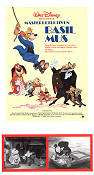 The Great Mouse Detective 1986 poster Vincent Price Ron Clements